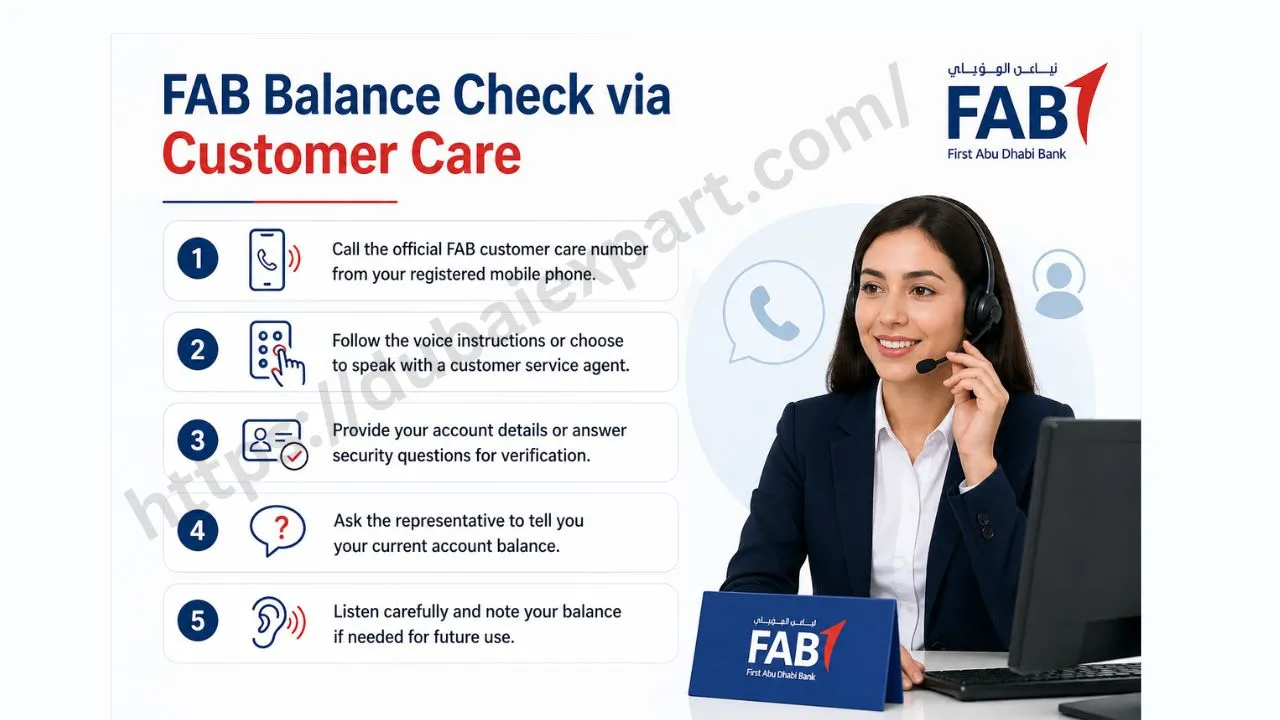 FAB Balance Check via Customer Care