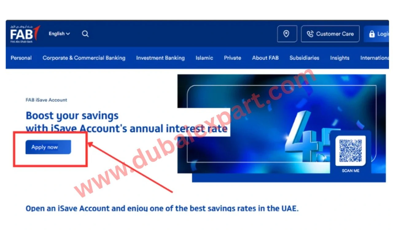 how to apply for fab acount online