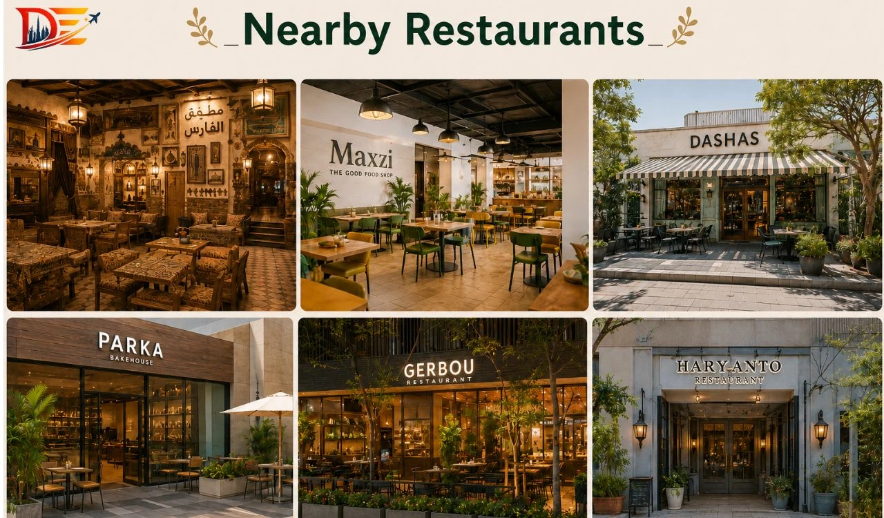 Nearby resturants at Aswaaq Mall