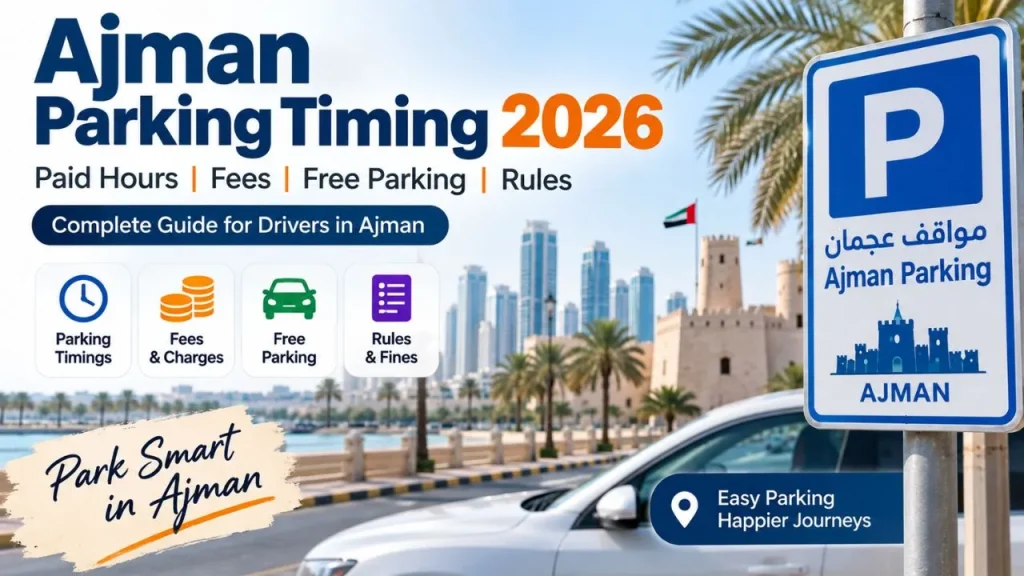 Ajman Parking Timing