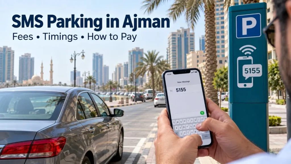 Ajman SMS Parking SMS