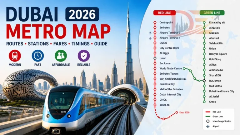 Dubai Metro Map