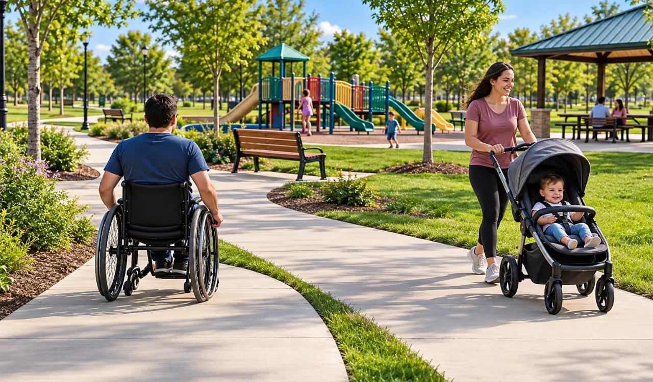 Electra Park Wheelchair and Stroller Access