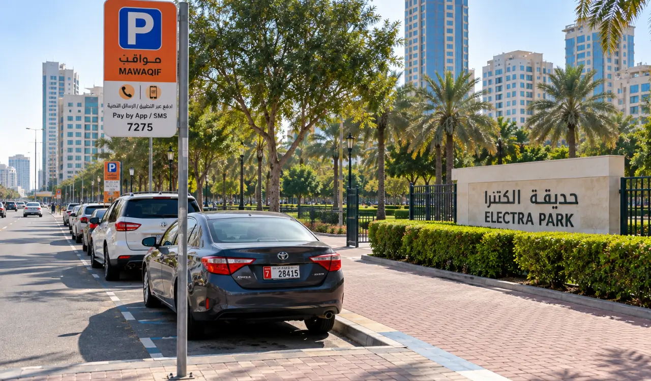 Parking Near Electra Park Abu Dhabi